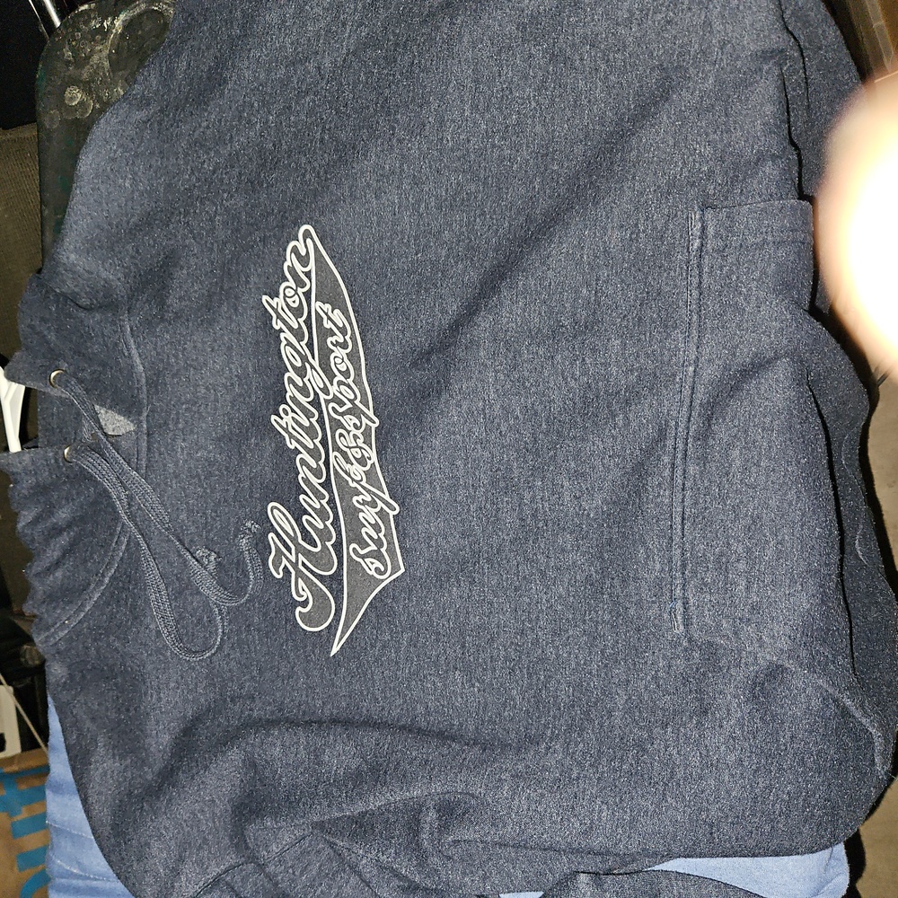 Hunington xl blue sweat shirt hoodie